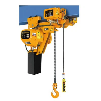 Polipasto de cadena de altura libre baja